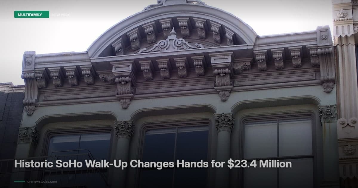 Historic SoHo Walk-Up Changes Hands for $23.4 Million
